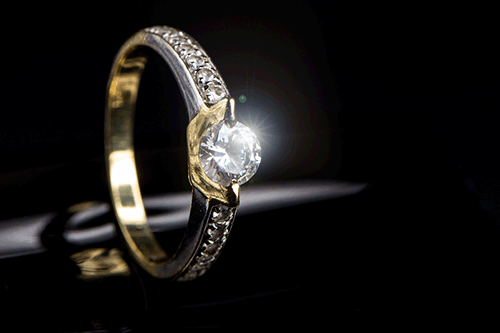 Pave Set Diamond Rings