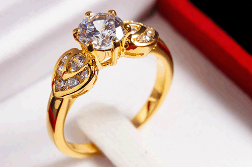 Side Stone Diamond Engagement Rings