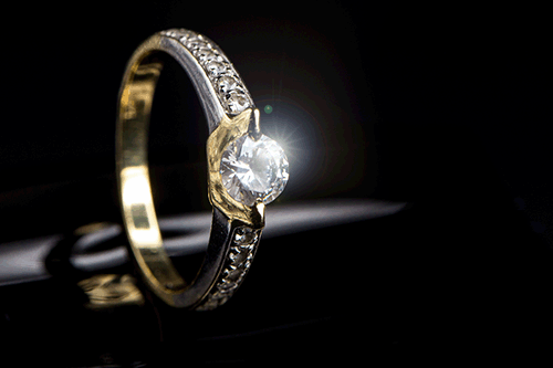 Pave Set Diamond Engagement Rings